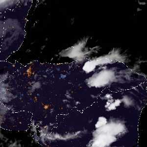 météo tropicale : Image satellite .