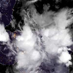 météo tropicale : Image satellite .