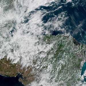 météo tropicale : Image satellite .