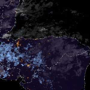 météo tropicale : Image satellite .
