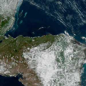 météo tropicale : Image satellite .
