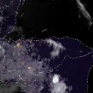 météo tropicale : Image satellite .