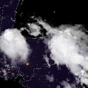 météo tropicale : Image satellite .