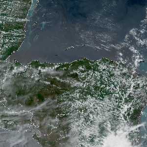 météo tropicale : Image satellite .