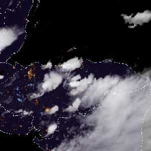 météo tropicale : Image satellite .