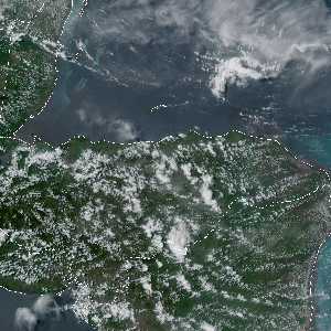 météo tropicale : Image satellite .