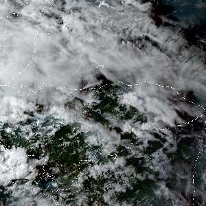 météo tropicale : Image satellite .