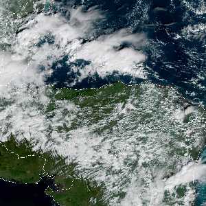météo tropicale : Image satellite .