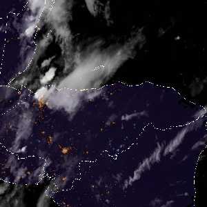 météo tropicale : Image satellite .