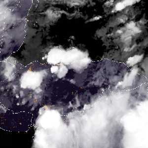 météo tropicale : Image satellite .
