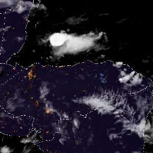 météo tropicale : Image satellite .