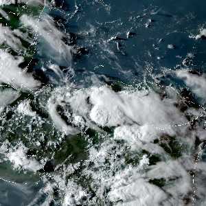 météo tropicale : Image satellite .