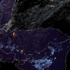météo tropicale : Image satellite .