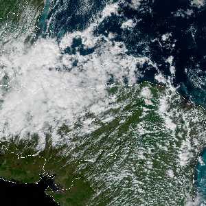 météo tropicale : Image satellite .