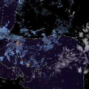 météo tropicale : Image satellite .