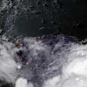 météo tropicale : Image satellite .