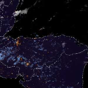météo tropicale : Image satellite .