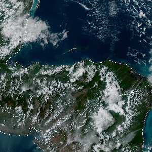 météo tropicale : Image satellite .