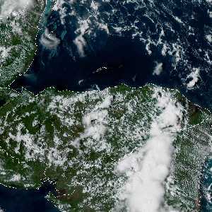 météo tropicale : Image satellite .