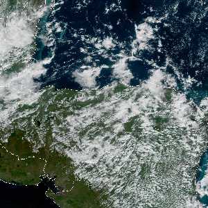 météo tropicale : Image satellite .