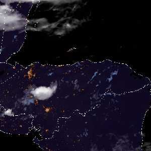 météo tropicale : Image satellite .