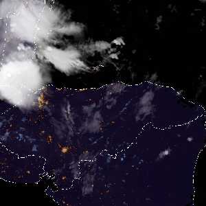 météo tropicale : Image satellite .