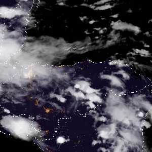 météo tropicale : Image satellite .