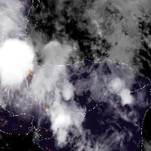 météo tropicale : Image satellite .