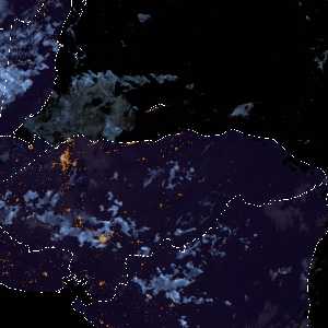 météo tropicale : Image satellite .