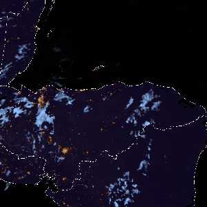 météo tropicale : Image satellite .