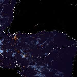 météo tropicale : Image satellite .