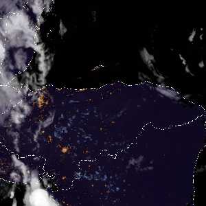 météo tropicale : Image satellite .
