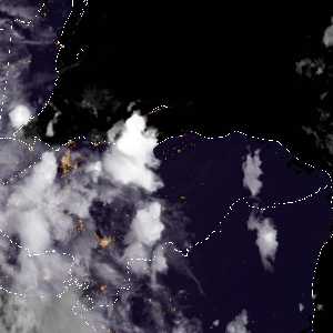 météo tropicale : Image satellite .