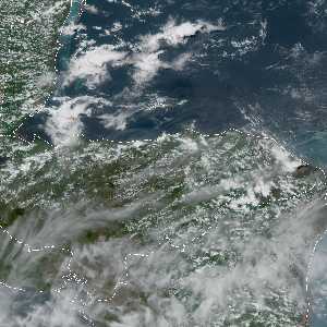 météo tropicale : Image satellite .