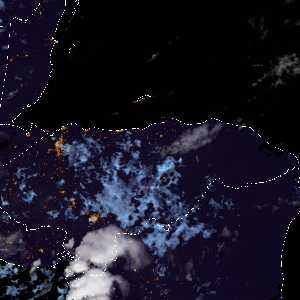 météo tropicale : Image satellite .