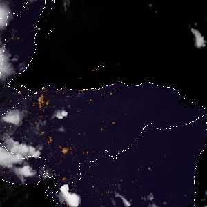 météo tropicale : Image satellite .