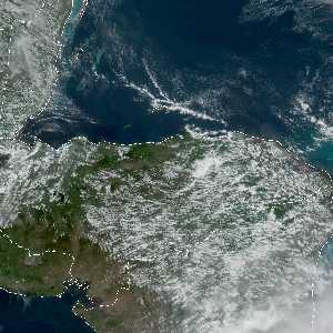 météo tropicale : Image satellite .