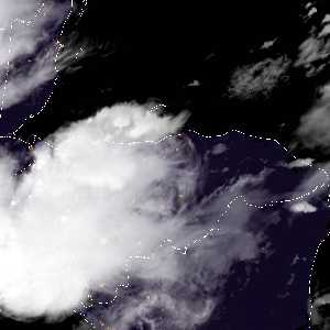 météo tropicale : Image satellite .