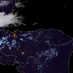 météo tropicale : Image satellite .