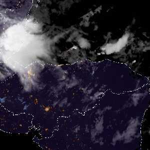 météo tropicale : Image satellite .