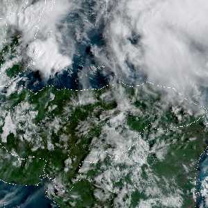 météo tropicale : Image satellite .