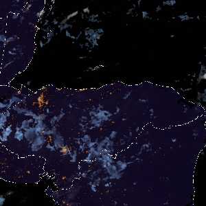météo tropicale : Image satellite .