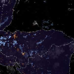 météo tropicale : Image satellite .
