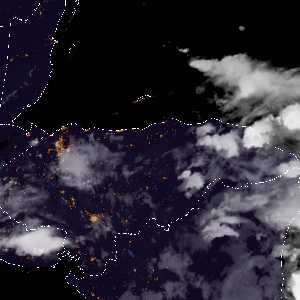 météo tropicale : Image satellite .