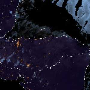 météo tropicale : Image satellite .