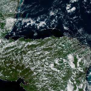 météo tropicale : Image satellite .