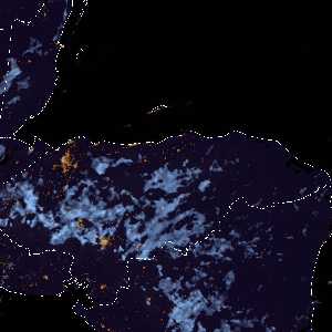 météo tropicale : Image satellite .