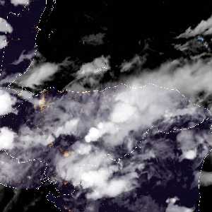 météo tropicale : Image satellite .