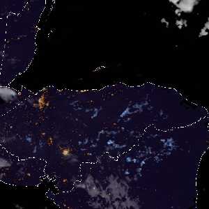 météo tropicale : Image satellite .