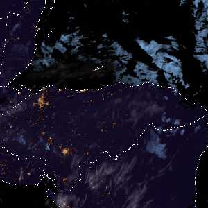 météo tropicale : Image satellite .